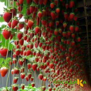 Клубника ампельная Анастасия купить по цене от 370р. в интернет-магазине «Посадика» с доставкой почтой в в Рославлье и по всей России – [изображение №1].
